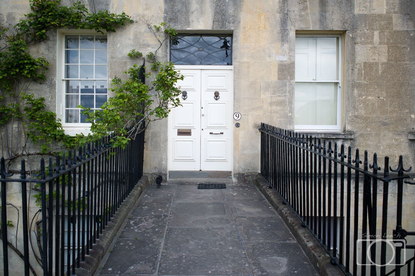 Doorway at the Royal Crescent, Bath