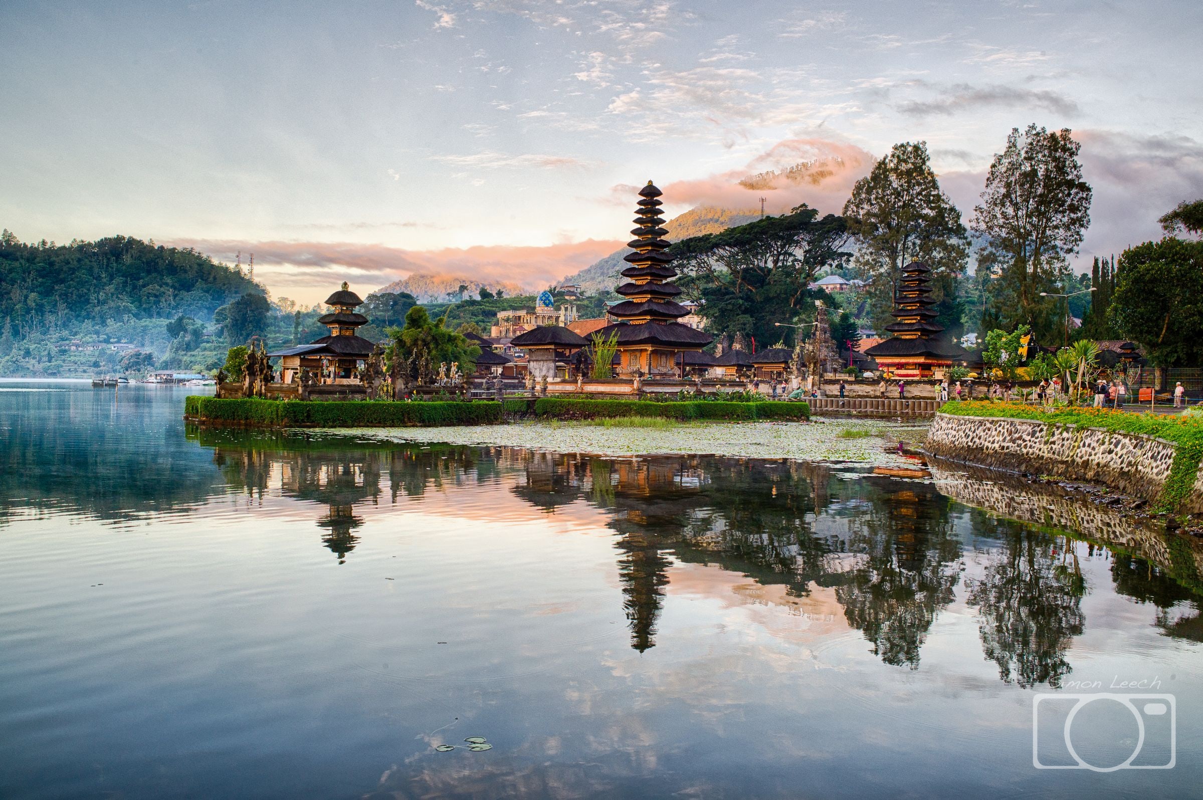 Ulun Datu temple at sunrise